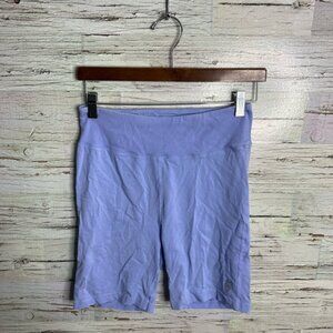 Free people movement purple bike shorts size medium high rise athletic
